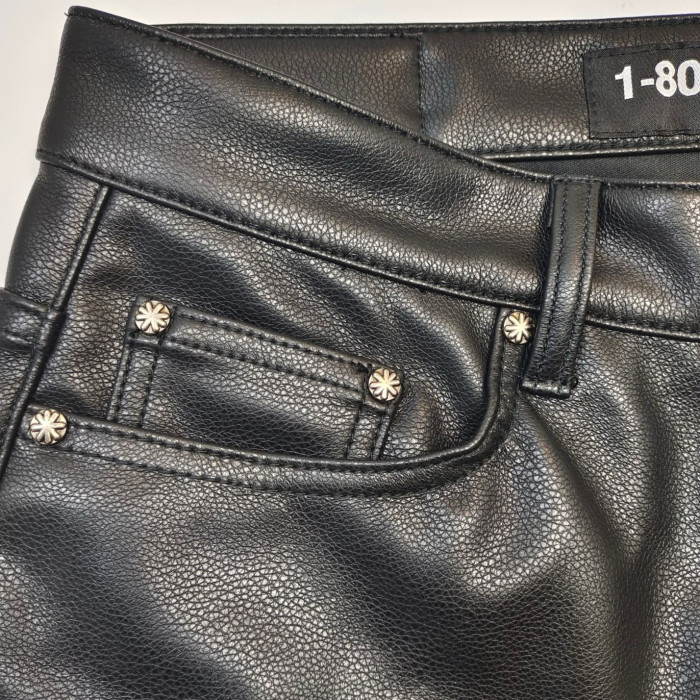 LOSTSHDWS Leather Shorts FZKZ1128