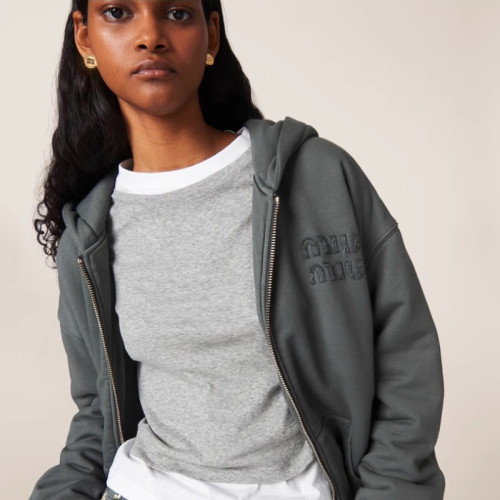MIUMIU Zipper Hoodies Jacket FZJK1680