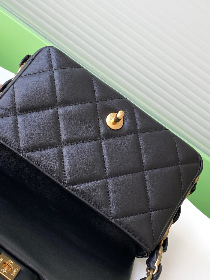 Chanel 24K Hobo FZBB107 14cm*21cm*7cm