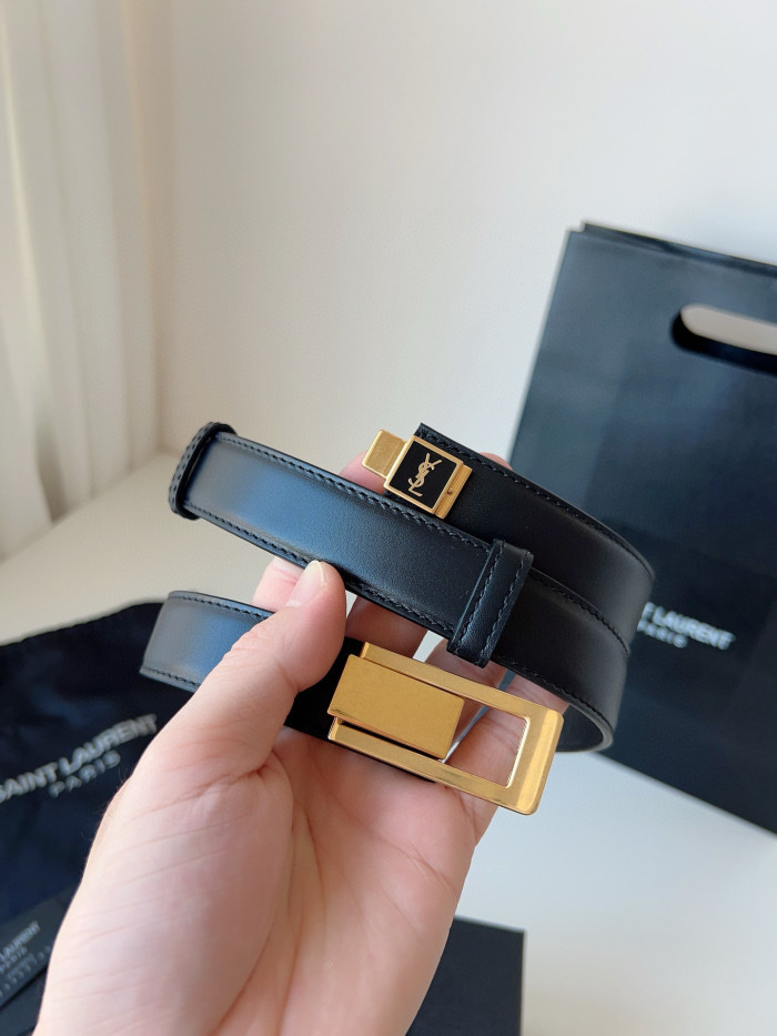 YSL SAINT LAURENT 2.5cm Belt FZYD215