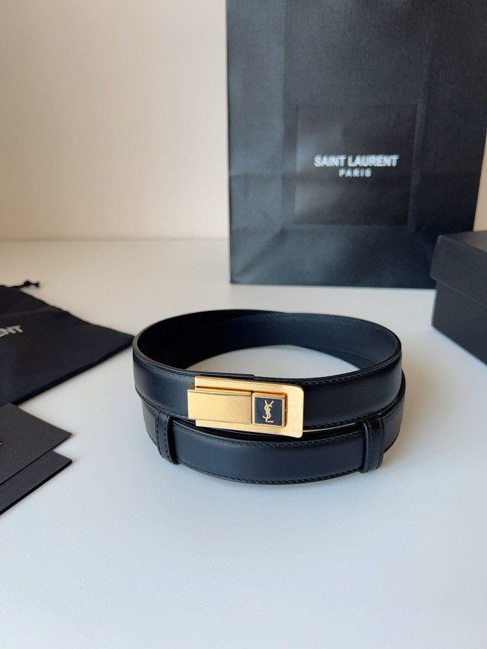 YSL SAINT LAURENT 2.5cm Belt FZYD215