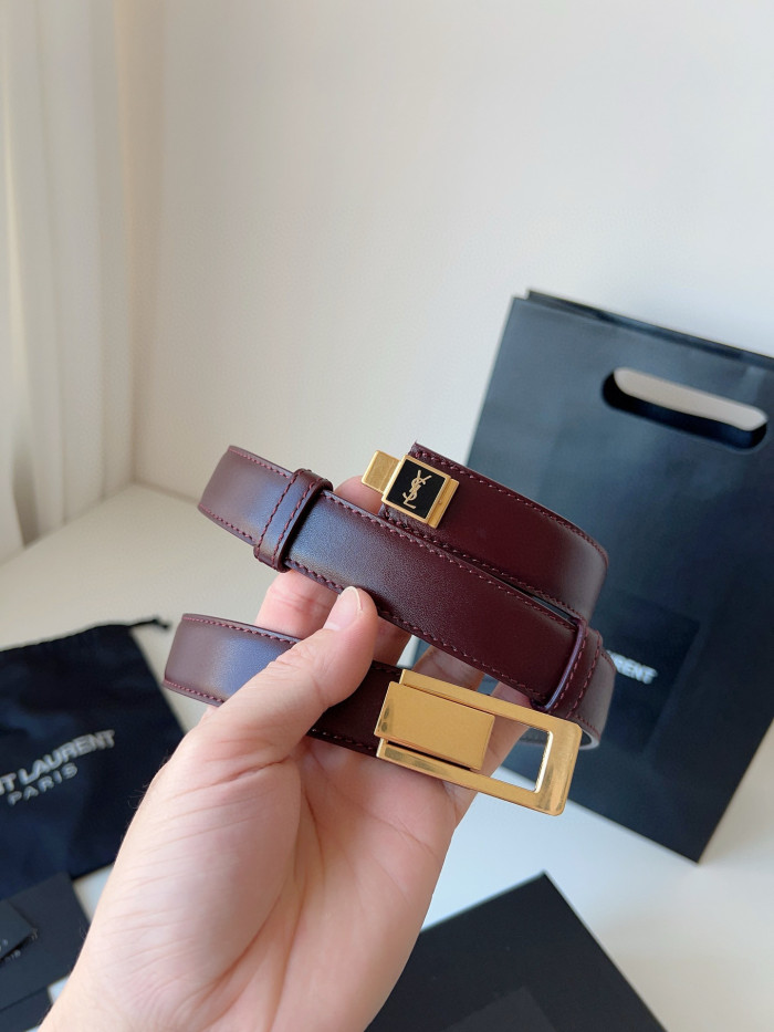 YSL SAINT LAURENT 2.5cm Belt FZYD215