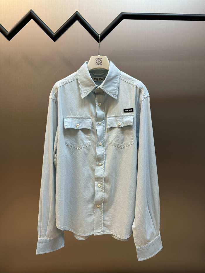 miumiu Denim Shirts FZCS0244