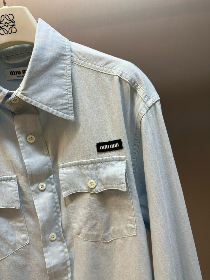 miumiu Denim Shirts FZCS0244