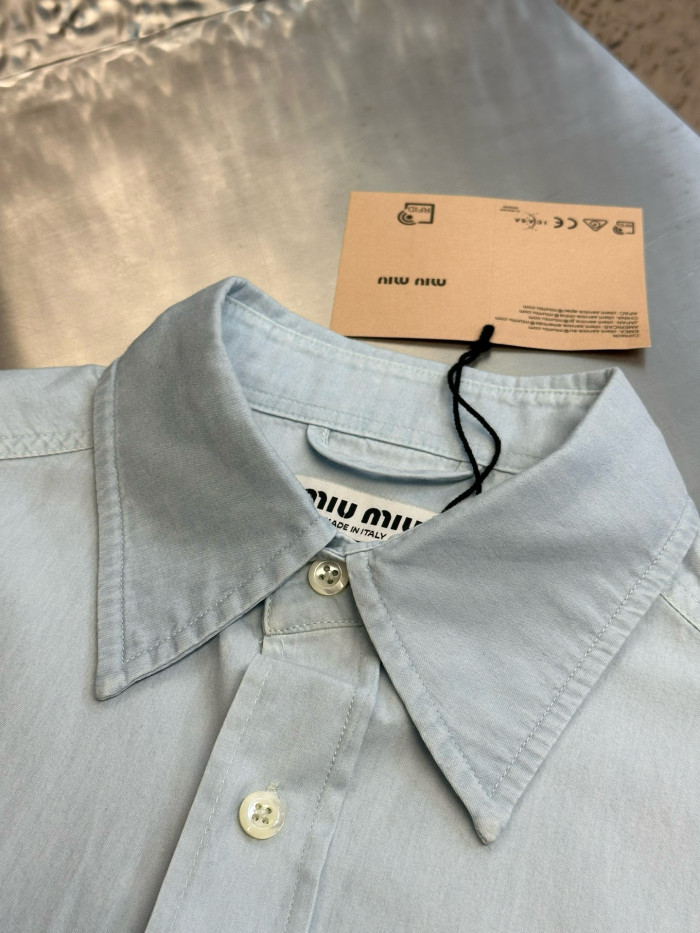 miumiu Denim Shirts FZCS0244