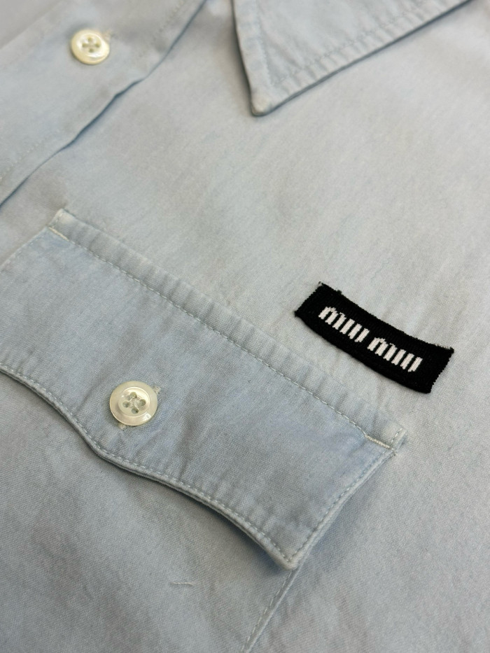 miumiu Denim Shirts FZCS0244