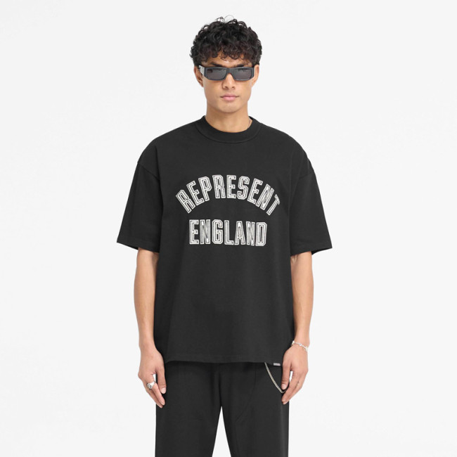 REPRESENT ENGLAND APPLIQUE T-SHIRT FZTX4399