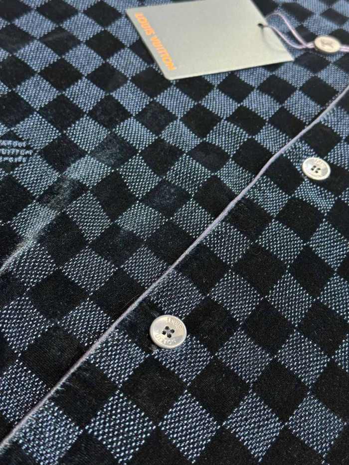 LV DAMIER Velour Shirts FZCS0254