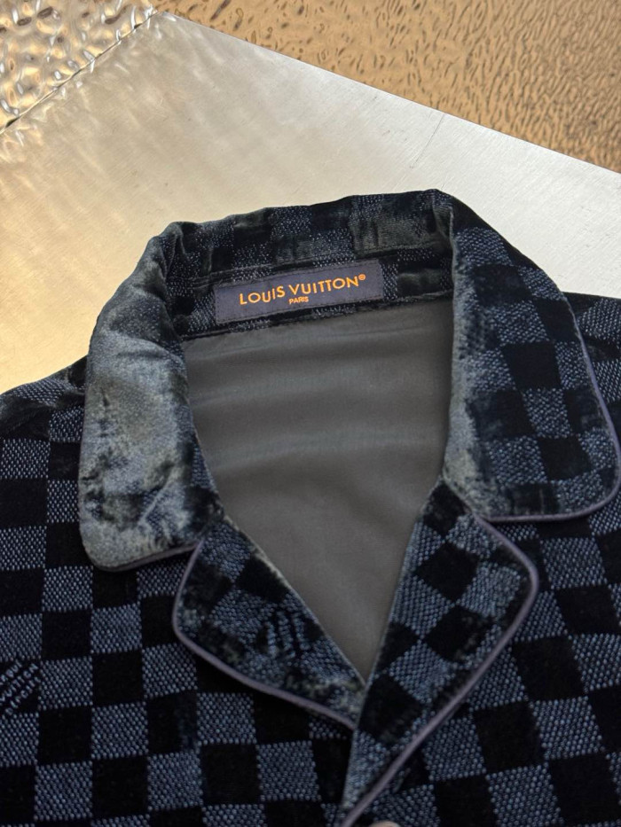 LV DAMIER Velour Shirts FZCS0254