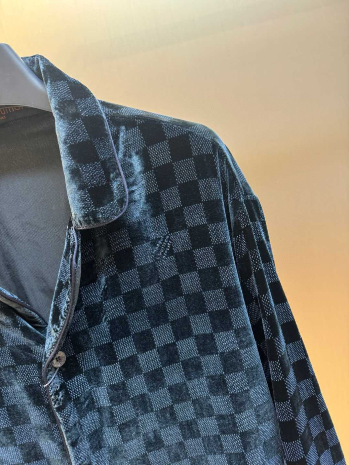 LV DAMIER Velour Shirts FZCS0254