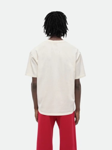 Rhude WARNING LOGO T-SHIRT FZTX4453