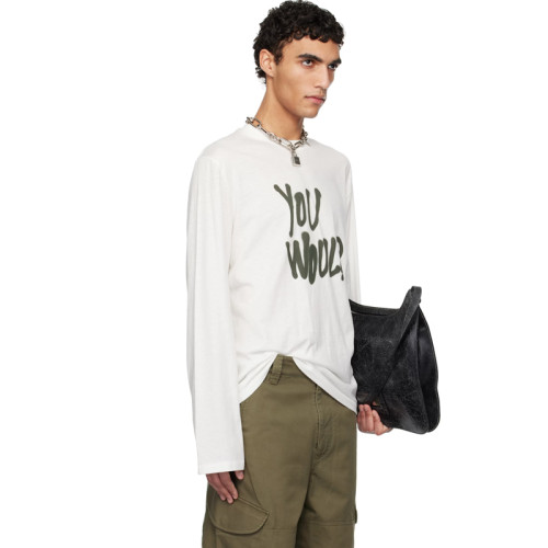 Acne studios YOU WOULD LS Tee FZTX4476