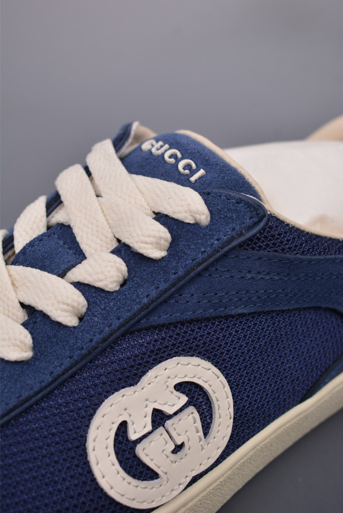 GUCCI Interlocking G Suede Sneaker G74 Shoes FZXZ166