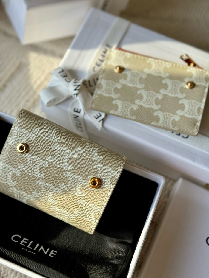 Celine TRIOMPHE card bag Wallet Purse FZBB137