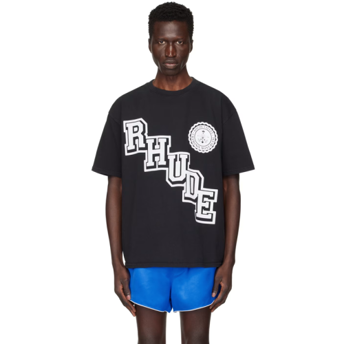 RHUDE COLLEGIATE CREST TEE FZTX4518