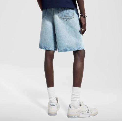 LV Denim Shorts FZKZ1215