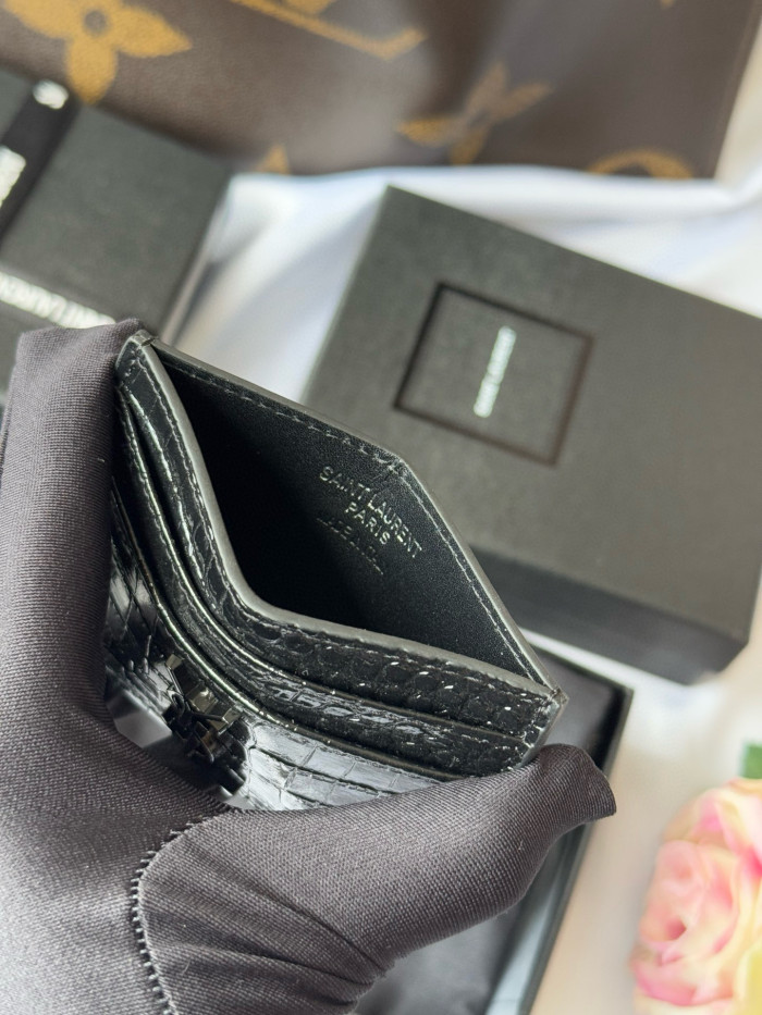 YSL SLP CASSANDRE SAINT LAURENT card bag Wallet Purse FZBB144
