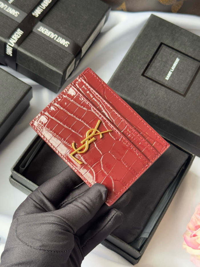 YSL SLP CASSANDRE SAINT LAURENT card bag Wallet Purse FZBB144
