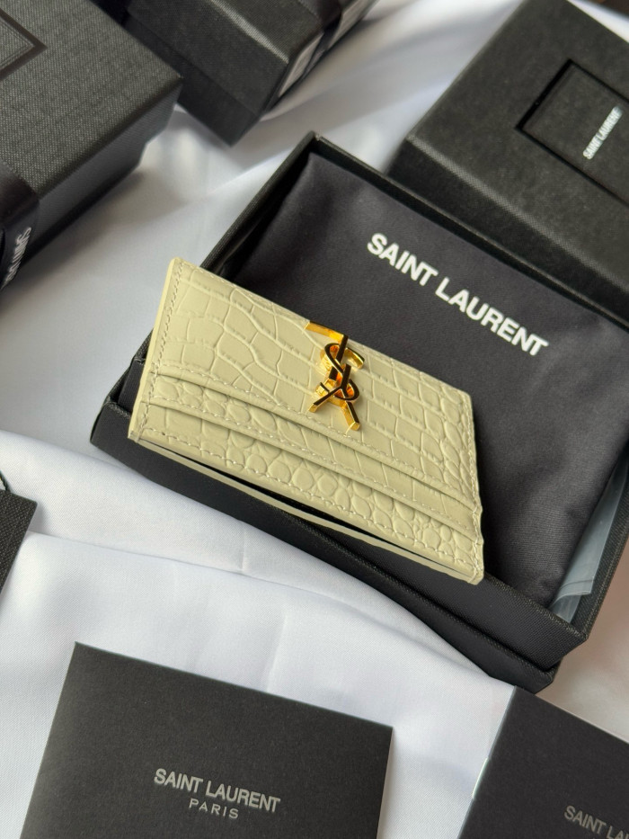 YSL SLP CASSANDRE SAINT LAURENT card bag Wallet Purse FZBB144