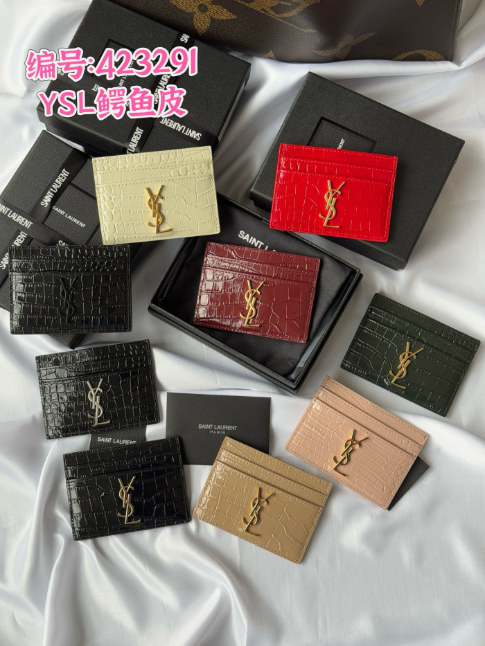 YSL SLP CASSANDRE SAINT LAURENT card bag Wallet Purse FZBB144