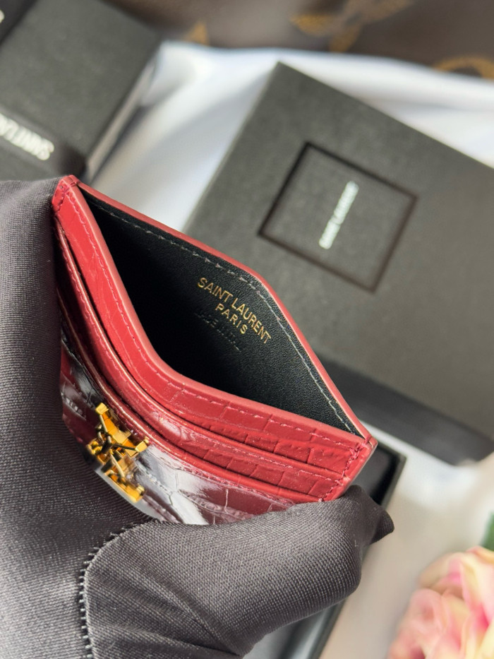 YSL SLP CASSANDRE SAINT LAURENT card bag Wallet Purse FZBB144
