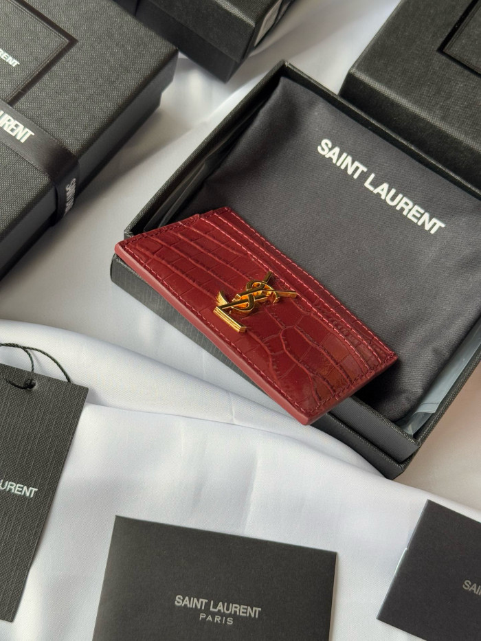 YSL SLP CASSANDRE SAINT LAURENT card bag Wallet Purse FZBB144