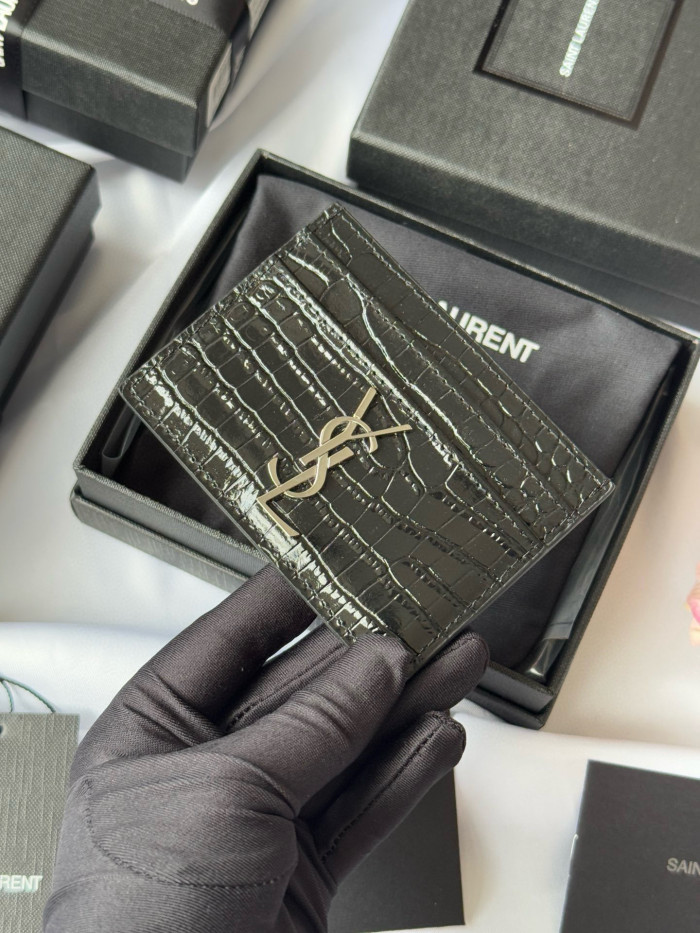 YSL SLP CASSANDRE SAINT LAURENT card bag Wallet Purse FZBB144