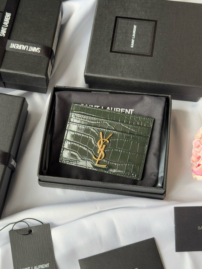 YSL SLP CASSANDRE SAINT LAURENT card bag Wallet Purse FZBB144
