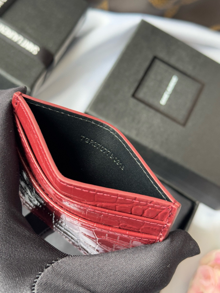YSL SLP CASSANDRE SAINT LAURENT card bag Wallet Purse FZBB144