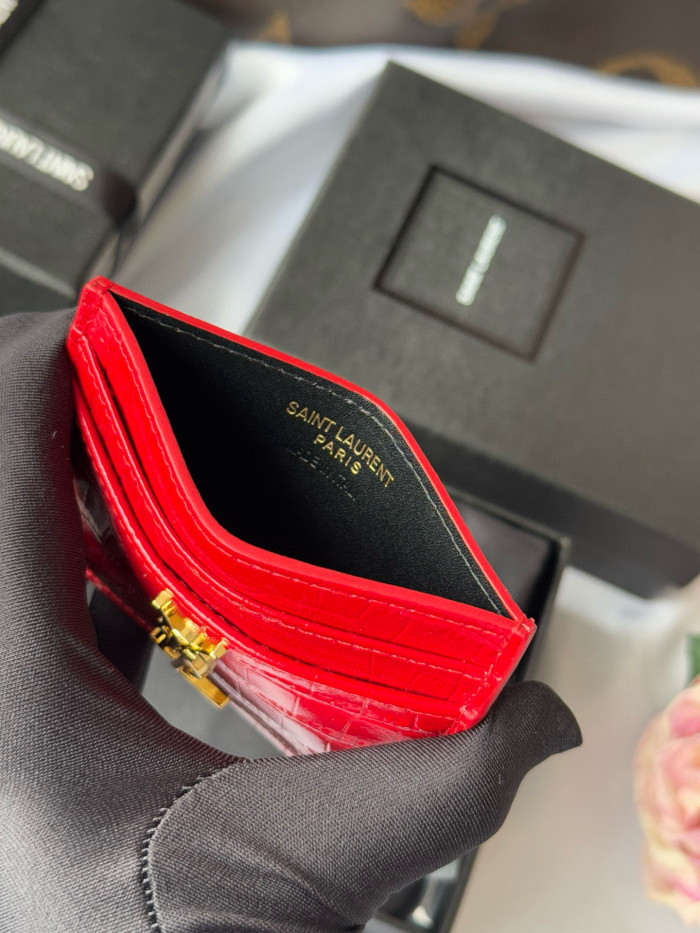YSL SLP CASSANDRE SAINT LAURENT card bag Wallet Purse FZBB144