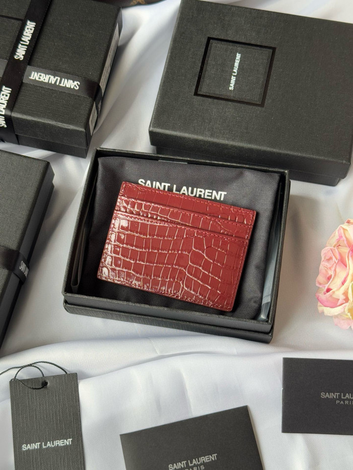 YSL SLP CASSANDRE SAINT LAURENT card bag Wallet Purse FZBB144