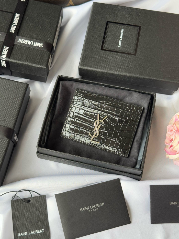 YSL SLP CASSANDRE SAINT LAURENT card bag Wallet Purse FZBB144