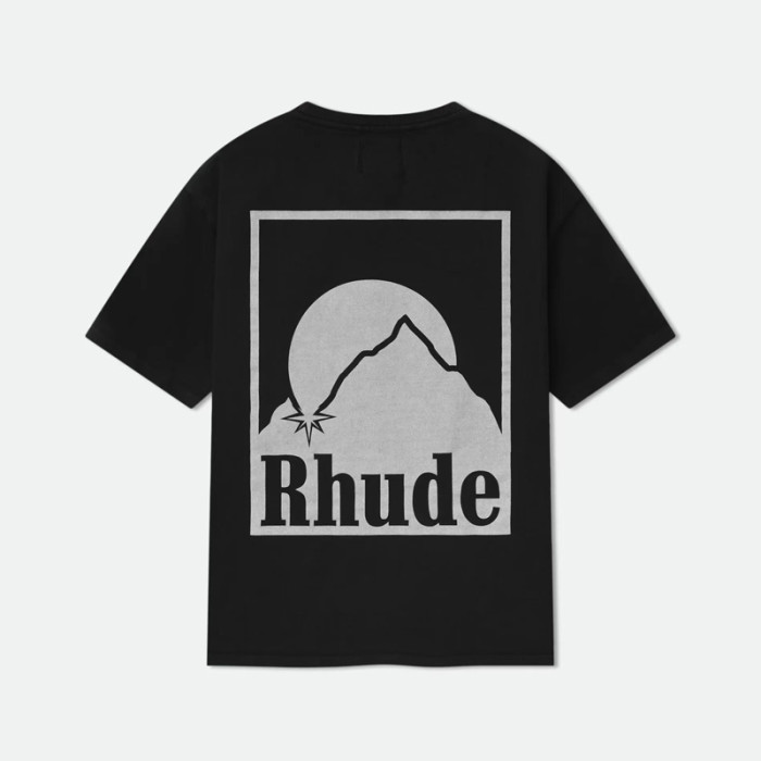 RHUDE MOONLIGHT BADGE TEE FZTX4565
