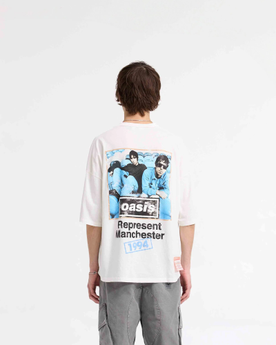 Represent X Oasis Maine Road New Vintage BOXY T-Shirt FZTX4692