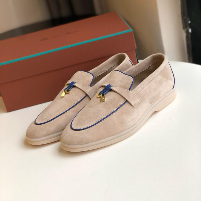 Loro Piana  Summer Walk Moccasins Shoes without shoes box FZXZ201