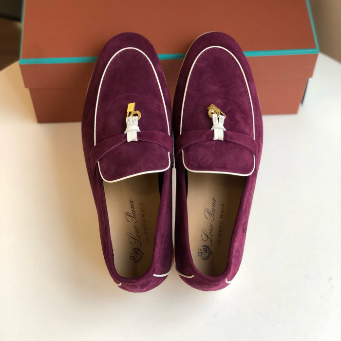 Loro Piana  Summer Walk Moccasins Shoes without shoes box FZXZ201