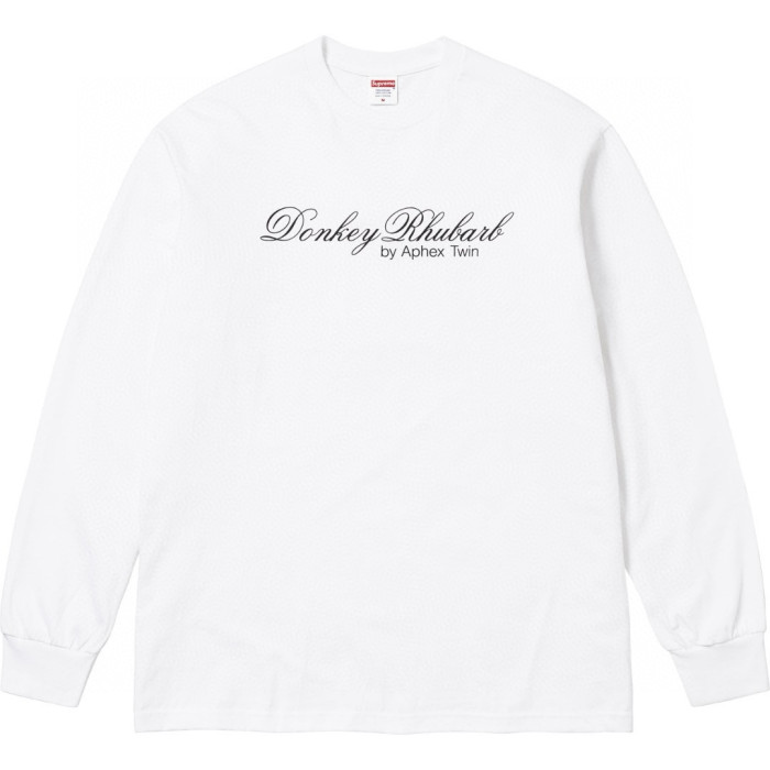 Supreme X Aphex Twin Donkey Rhubard LS TEE FZTX4719