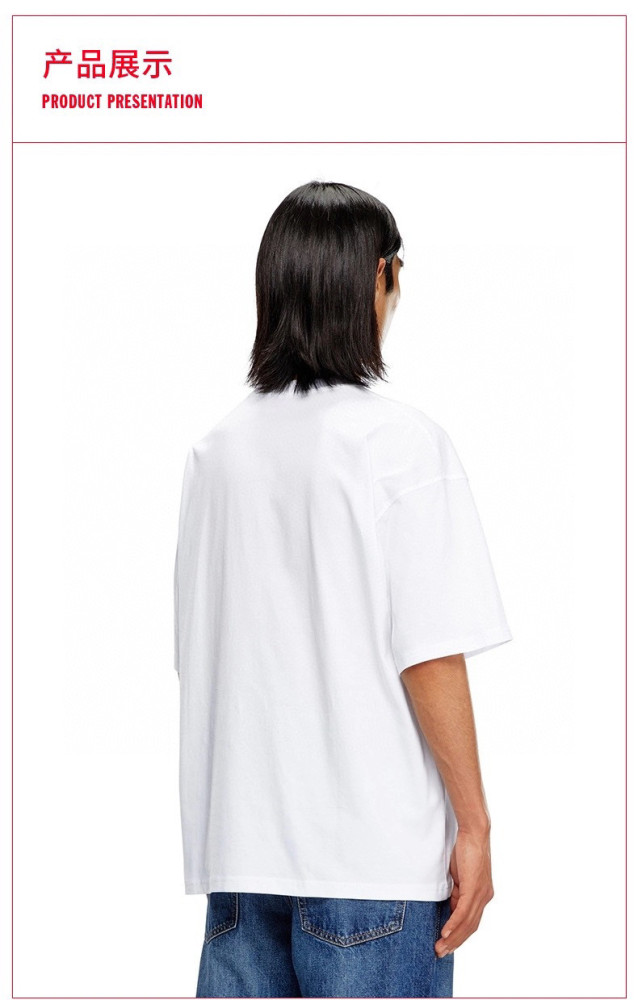 DIESEL SS25 OVAL-D T-shirt FZTX4696