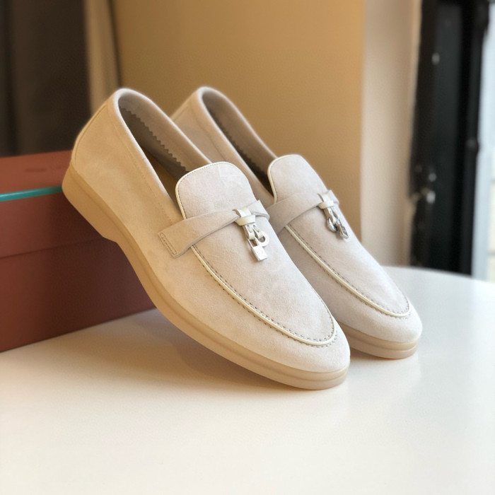 Loro Piana  Summer Walk Moccasins Shoes without shoes box FZXZ201