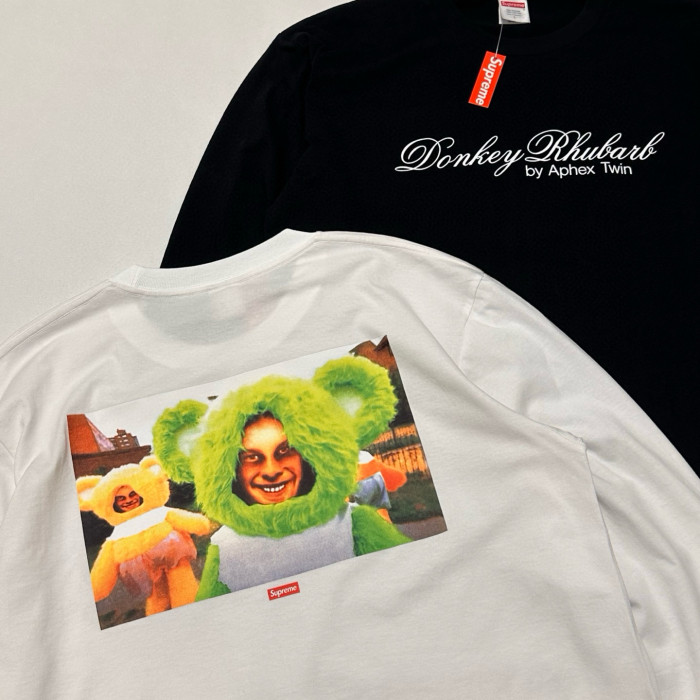 Supreme X Aphex Twin Donkey Rhubard LS TEE FZTX4719