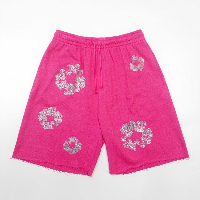 DENIM TEARS Rhinestone Shorts FZKZ1290