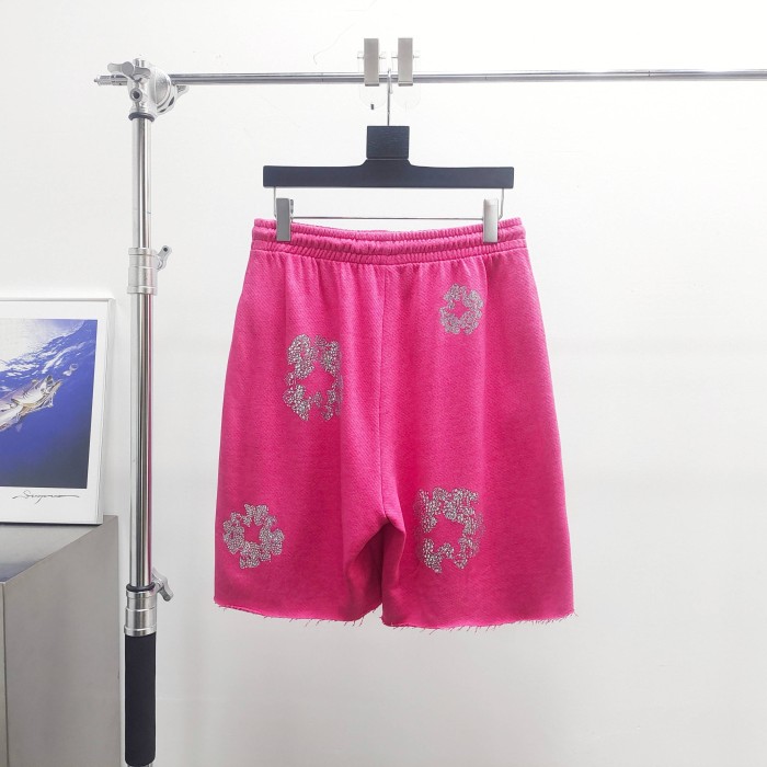 DENIM TEARS Rhinestone Shorts FZKZ1290