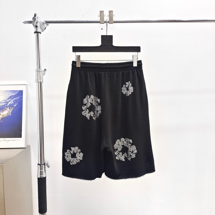 DENIM TEARS Rhinestone Shorts FZKZ1290