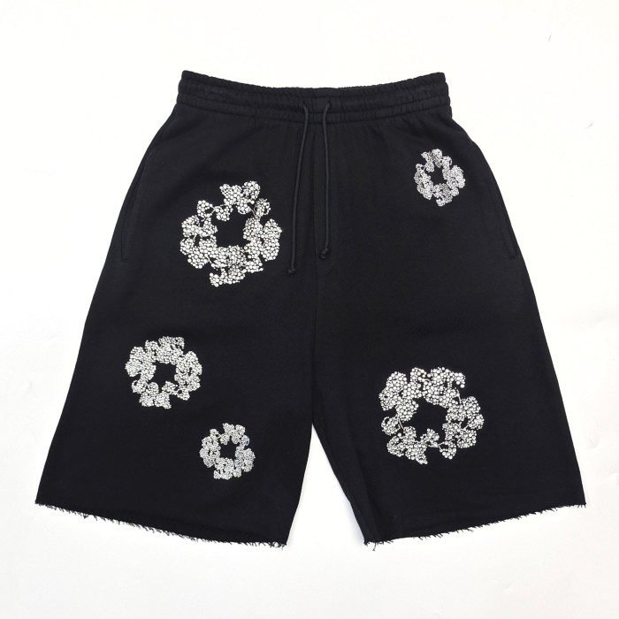 DENIM TEARS Rhinestone Shorts FZKZ1290