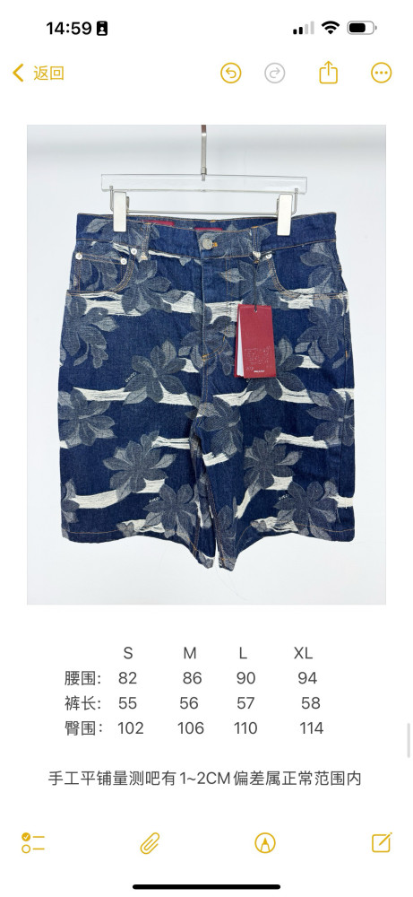 Gucci Denim Shorts FZKZ1340
