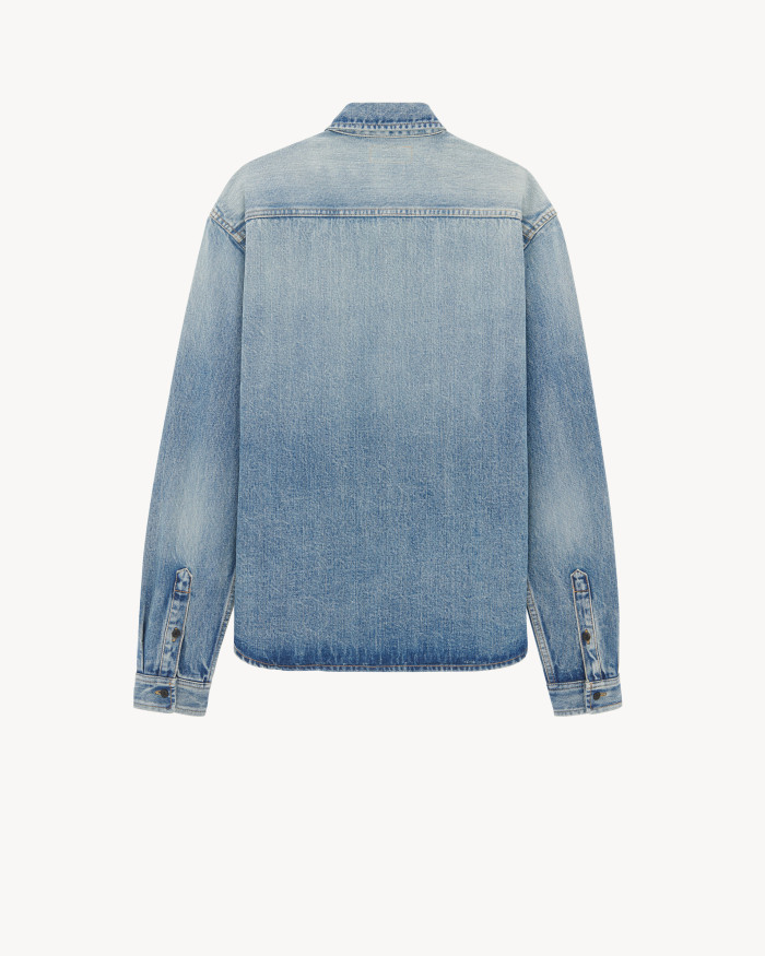 YSL SLP CASSANDRE Denim shirts jacket FZJK1811