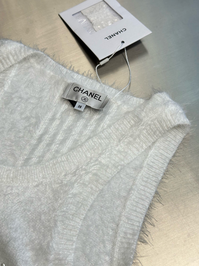 Chanel Knitted Vest Tee FZMY522