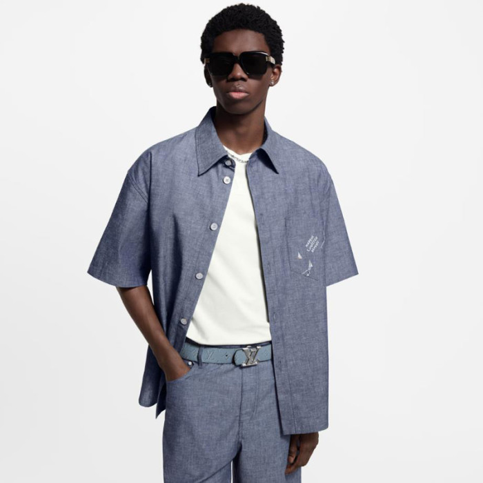 LV Denim Shirts FZCS424