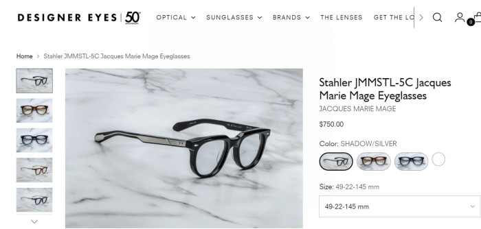 JACQUES MARIE MAGE STAHLERI Sunglasses FZMJ319