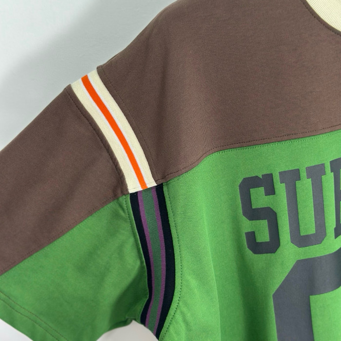 SUPREME SS25 SPLIT S/S FOOTBALL TOP FZTX4931